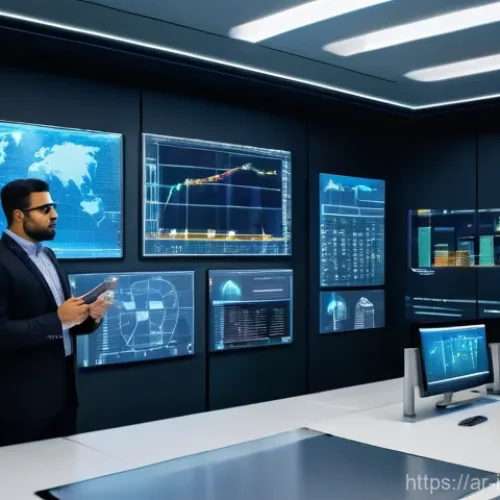 Home 20 산업재해 데이터베이스 활용법 - **Prompt 1: A group of diverse Arab safety engineers and data analysts in a futuristic, brightly lit...